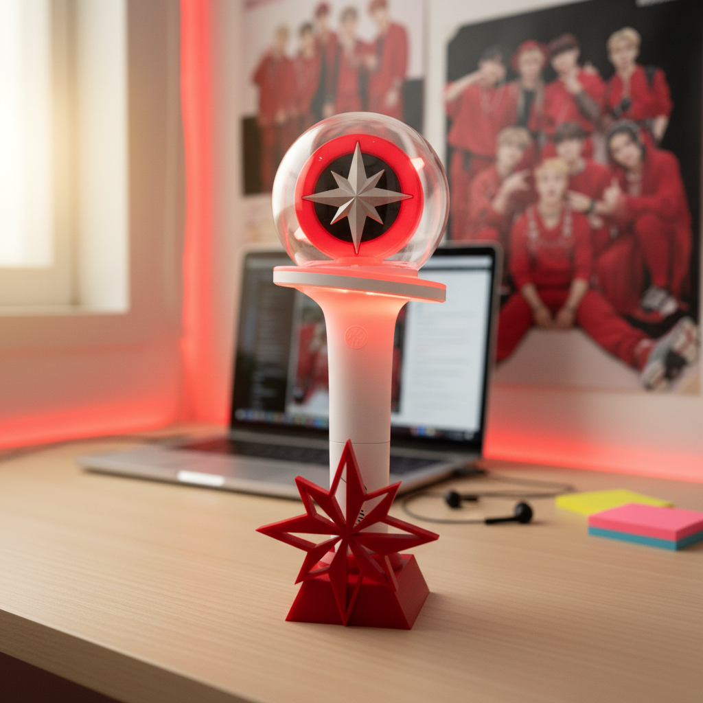 Stray Kids Nachimbong Lightstick Holder – K-Pop SKZ Fanmade Geschenkidee Stern