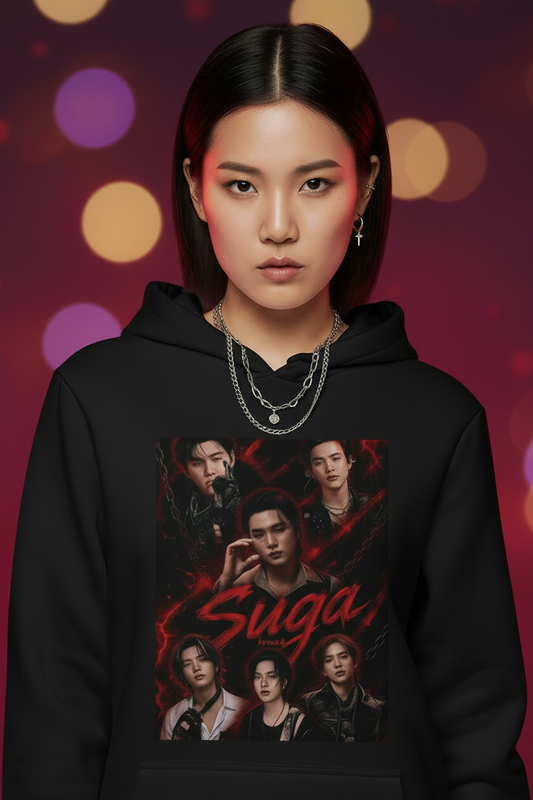 Suga BTS Yoongi Unisex Hoodie – Fanmade Army Fanartikel | XS–5XL