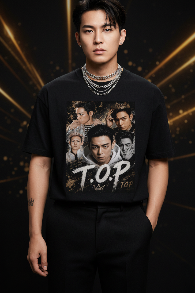 T.O.P BigBang Unisex T-Shirt – K-Pop VIP Fanmade | S–5XL