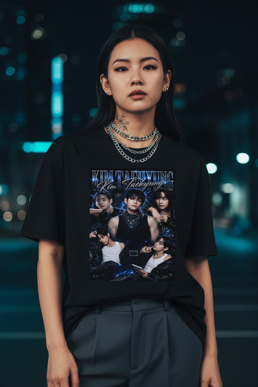 Taehyung BTS Unisex T-Shirt – K-Pop ARMY Fanmade | S–5XL