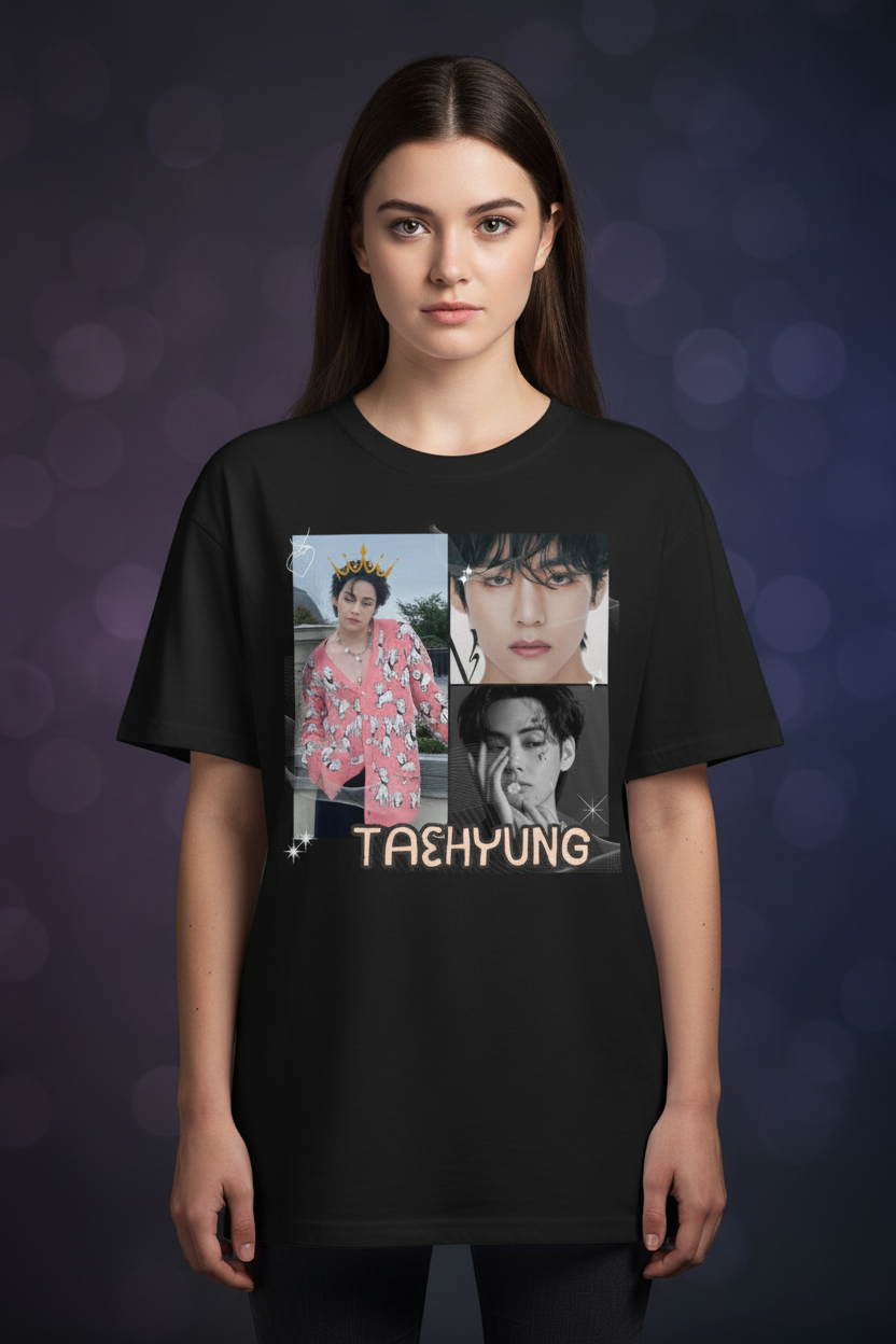 Taehyung V Unisex T-Shirt – K-Pop BTS Army Fanmade Geschenkidee (S–5XL)