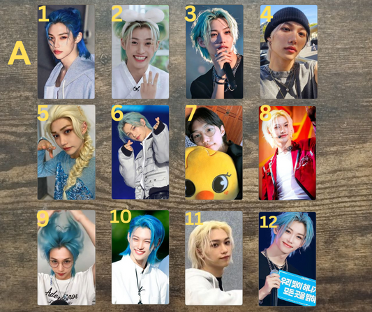 Stray Kids Felix PC Fotokarten, Handmade  Sammelkarten StrayKids
