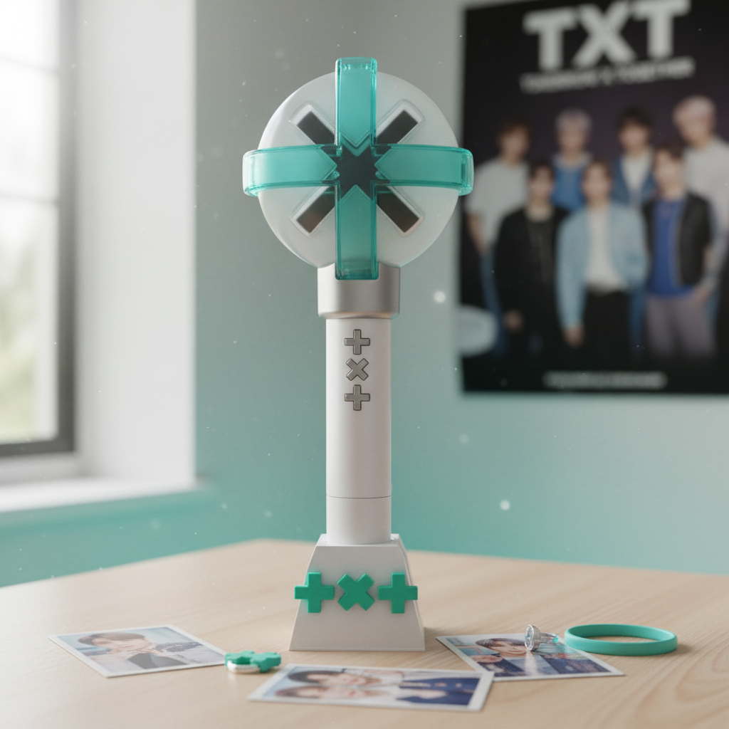 TXT Moabong Lightstick Holder – K-Pop Tomorrow X Together Fanmade Geschenkidee (3D V2)