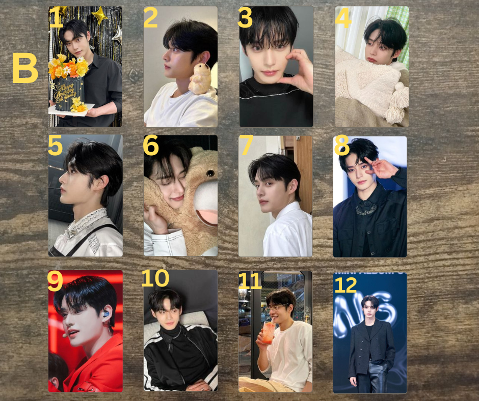 Zerobaseone Photocard Kim Jiwoong Handmade PCs