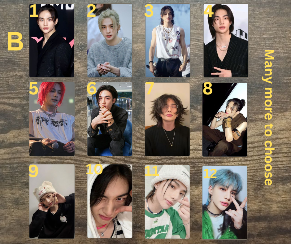 StrayKids Hyunjin PCs, Fanmade K-Pop Fotokarten