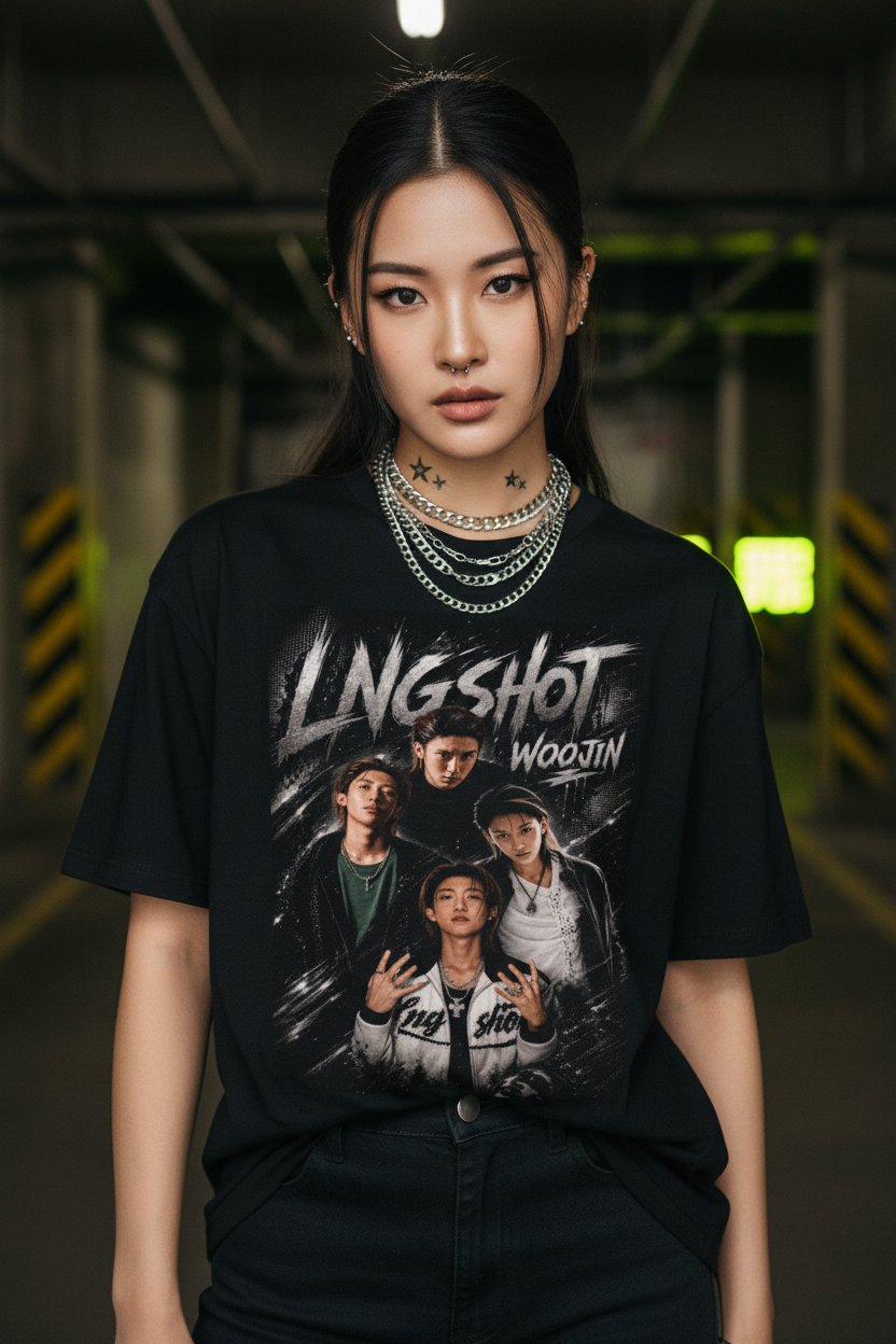 Woojin LNGSHOT Unisex T-Shirt – K-Pop SHOTTIES Fanmade | S–5XL