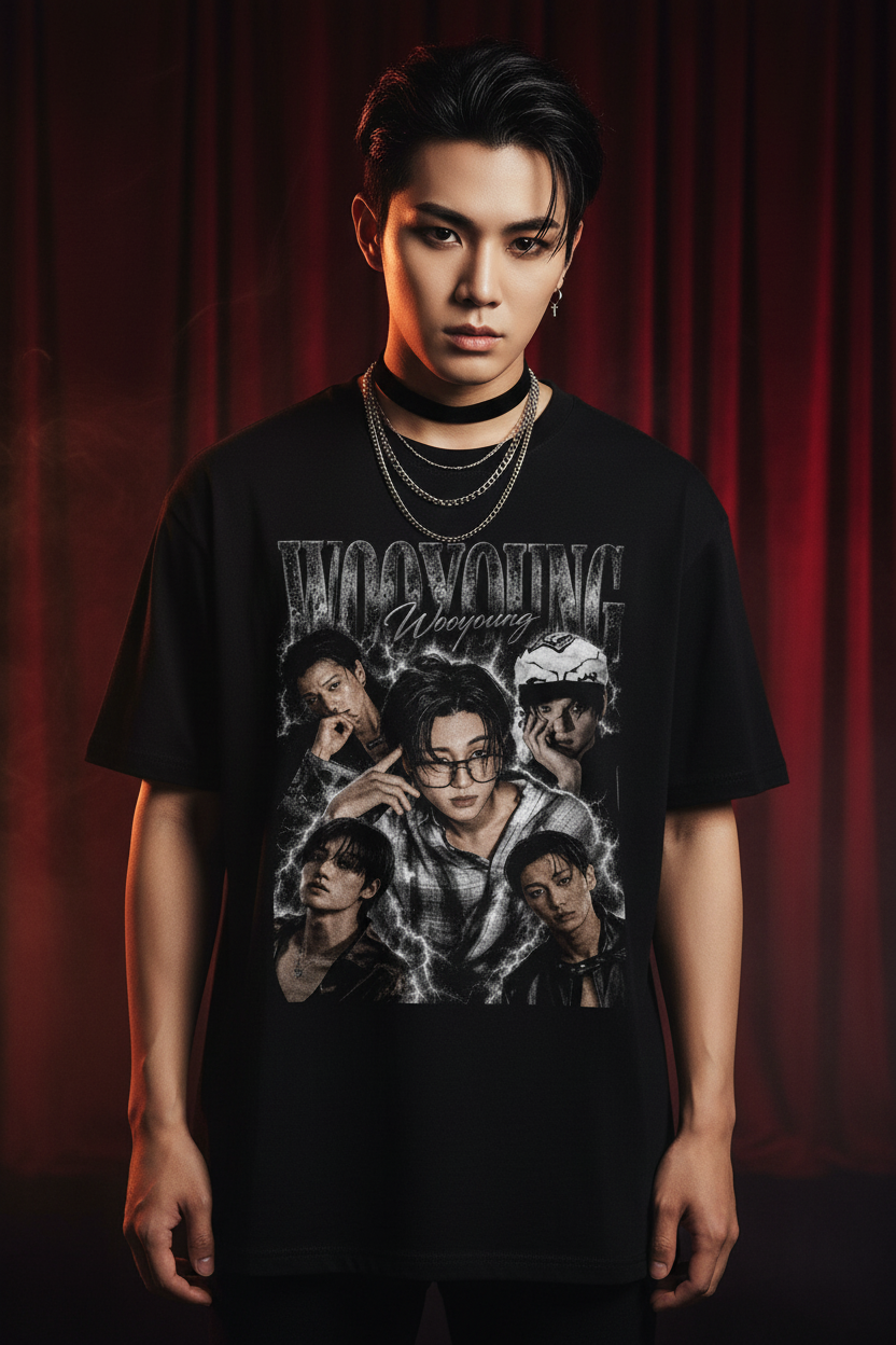 Wooyoung Ateez Unisex T-Shirt – K-Pop Atiny Fanmade | S–5XL