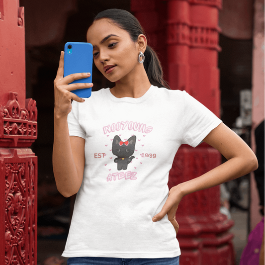 Ateez Wooyoung T-Shirt, Aniteez, kpop, Kawaii