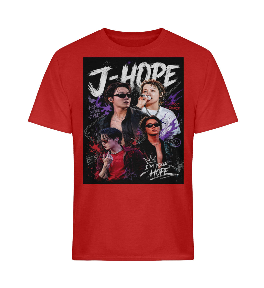 BTS J-HOPE Team BTS Tシャツ XL 服 未使用 J-Hope BTS Unisex T-Shirt V3 | K-Pop ARMY Fanmade Merch S–5XL