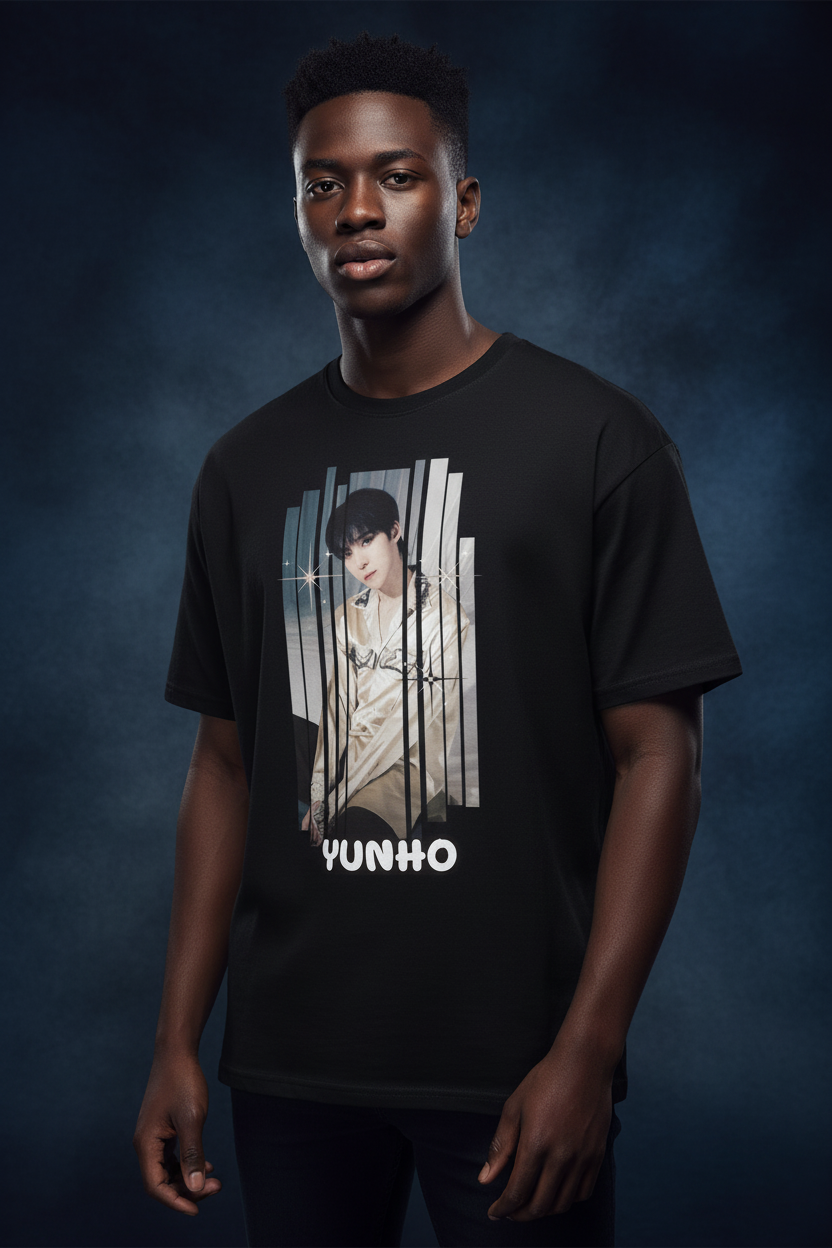 Yunho Ateez Unisex T-Shirt – K-Pop Atiny Fanmade | S–5XL